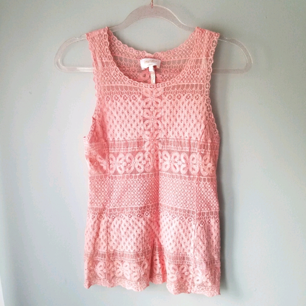 Laundry By Shelli Segal Lace Tank NWOT Size Small